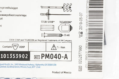 Halyard PM040-A ON-Q Antimicrobial Expansion Kits 10in., Ndle 8in. x 17GA (x)